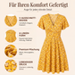 📢📢50%Rabatt!!!🎉✨Sommerliches Blumenkleid mit V-Ausschnitt für Damen