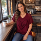 📢📢50%Rabatt!!!🎉✨Elegantes Spitzen-Herz-T-Shirt