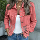 📢📢50%Rabatt!!!🎉✨Jeansjacke für Damen mit Spitzendetails