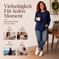 📢📢50%Rabatt!!!🎉✨Damen-Oberteil mit Rundhalsausschnitt, strukturierter Optik und Patchwork-Design