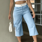 📢📢50%Rabatt!!!🎉✨Sportliche Capri-Cargohose für Damen mit Seitenstreifen
