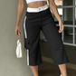📢📢50%Rabatt!!!🎉✨Sportliche Capri-Cargohose für Damen mit Seitenstreifen