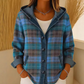 📢📢50%Rabatt!!!🎉✨Damen Denim Patchwork Kapuzenjacke