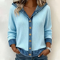 📢📢50%Rabatt!!!🎉✨Damen Denim Patchwork Kapuzenjacke
