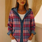 📢📢50%Rabatt!!!🎉✨Damen Denim Patchwork Kapuzenjacke
