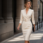 📢📢50%Rabatt!!!🎉✨Elegantes taillenbetontes Kleid