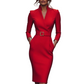 📢📢50%Rabatt!!!🎉✨Elegantes taillenbetontes Kleid