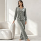📢📢50%Rabatt!!!🎉✨Zweiteiliges Samt-Freizeit-Loungewear-Set für Damen