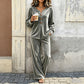 📢📢50%Rabatt!!!🎉✨Zweiteiliges Samt-Freizeit-Loungewear-Set für Damen