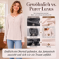 📢📢50%Rabatt!!!🎉✨Geripptes Langarm-Henley-Oberteil für Damen