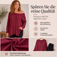 📢📢50%Rabatt!!!🎉✨Damen-Carmen-Oberteil mit geteiltem Saum