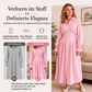 📢📢50%Rabatt!!!🎉✨Langarm-Hemdkleid für Damen mit Faltenbund