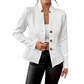 📢📢50%Rabatt!!!🎉🧥 Strukturierter Blazer für Damen mit Knopfleiste – Stilvoller Look, hochwertige Verarbeitung & vielseitig kombinierbar | Perfekt für Büro, Alltag & besondere Anlässe – Jetzt -50%!