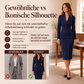 📢📢50%Rabatt!!!🎉✨Elegantes asymmetrisches einreihiges Blazerkleid für Damen