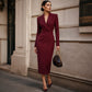 📢📢50%Rabatt!!!🎉✨Elegantes asymmetrisches einreihiges Blazerkleid für Damen