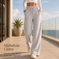 💎👖 Neuheiten – Hoch taillierte Weitbeinhose mit Kordelzug – bequem und elegant