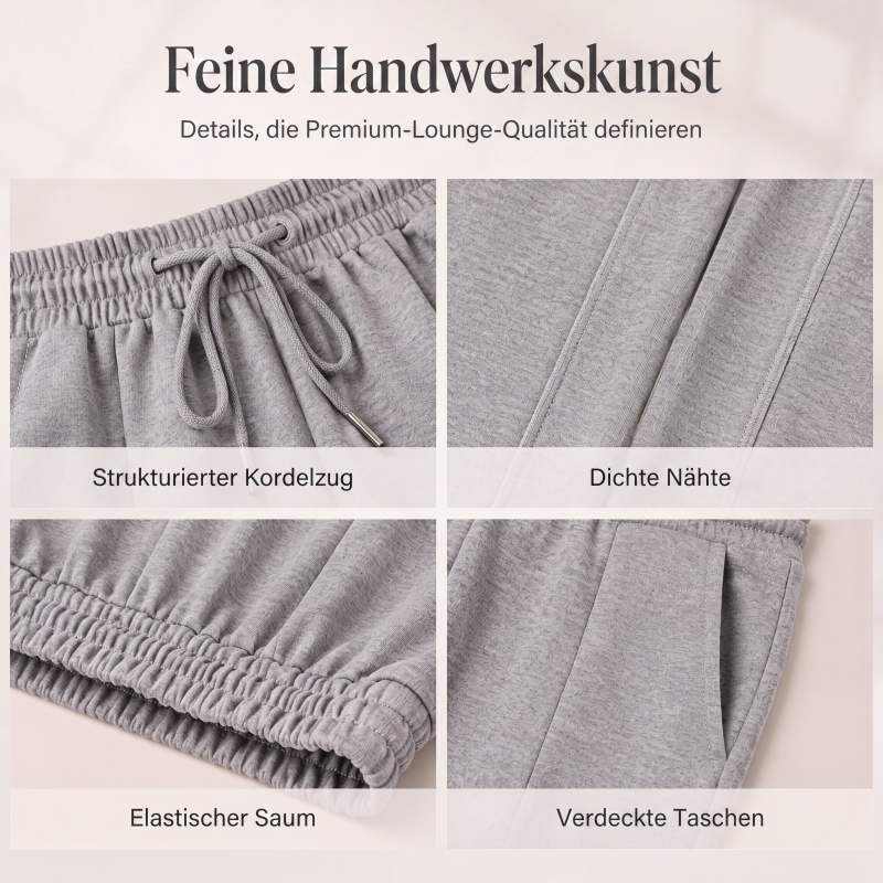💎👖 Neuheiten – Hoch taillierte Weitbeinhose mit Kordelzug – bequem und elegant
