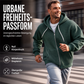 📢📢50%Rabatt!!!🎉✨Herren-Waffelstrick-Kapuzenpullover mit durchgehendem Reißverschluss