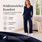 📢📢50%Rabatt!!!🎉✨Damen-Set aus V-Ausschnitt-Langarmshirt und Weithosen