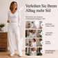 📢📢50%Rabatt!!!🎉✨Damen-Set aus V-Ausschnitt-Langarmshirt und Weithosen