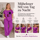 📢📢50%Rabatt!!!🎉✨Schulterfreies Oberteil für Damen mit weit geschnittenen Hosen