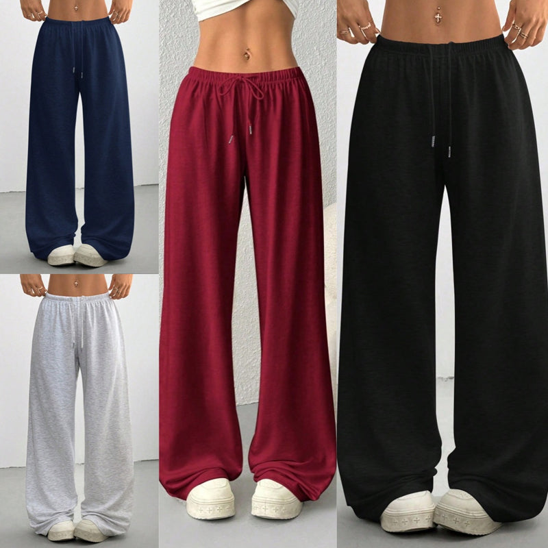 💨 Lässig & bequem – Jogginghose mit weitem Bein & Kordelzug – Weicher Stoff, moderner Schnitt & vielseitig kombinierbar
