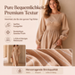 Gestreiftes Maxikleid für Damen mit elastischer Taille