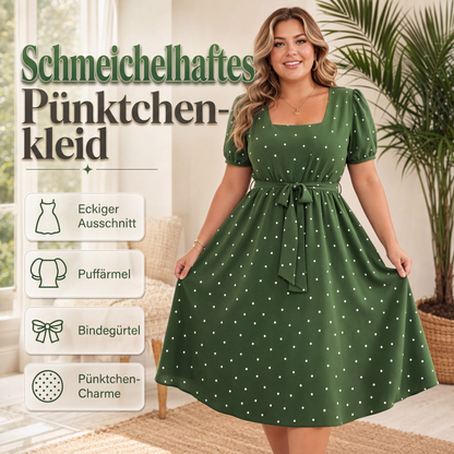 📢📢50%Rabatt!!!🎉✨Polka-Dot-Kleid für Damen in Übergröße