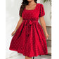 📢📢50%Rabatt!!!🎉✨Polka-Dot-Kleid für Damen in Übergröße