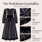📢📢50%Rabatt!!!🎉✨Damen Samt-Midikleid mit Carmen-Ausschnitt