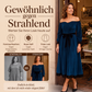 📢📢50%Rabatt!!!🎉✨Damen Samt-Midikleid mit Carmen-Ausschnitt
