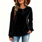 📢📢50%Rabatt!!!🎉✨Damen-Sweatshirt aus Goldsamt