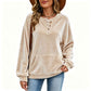 📢📢50%Rabatt!!!🎉✨Damen-Sweatshirt aus Goldsamt