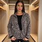 🛒 Wagen halbvoll, Preis halbiert! Damen-Leopardenjacke mit Reißverschluss