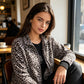 🛒 Wagen halbvoll, Preis halbiert! Damen-Leopardenjacke mit Reißverschluss