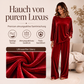 📢📢50%Rabatt!!!🎉✨Samt-Set für Damen: Langarm-Oberteil und weit geschnittene Hose