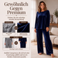 📢📢50%Rabatt!!!🎉✨Samt-Set für Damen: Langarm-Oberteil und weit geschnittene Hose
