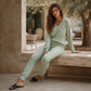 📢📢50%Rabatt!!!🎉✨Langarm-Oberteil und Jogger-Loungewear-Set für Damen