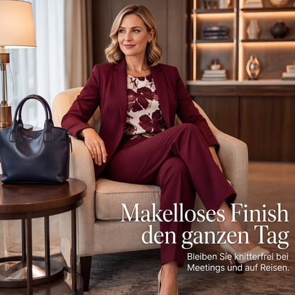 📢📢50%Rabatt!!!🎉🏆 Verkaufsschlager – jetzt halber Preis! Damen 3-teiliges Anzug-Set: Blazer, Oberteil und Hose