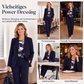 📢📢50%Rabatt!!!🎉🏆 Verkaufsschlager – jetzt halber Preis! Damen 3-teiliges Anzug-Set: Blazer, Oberteil und Hose