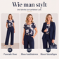 📢📢50%Rabatt!!!🎉🏆 Verkaufsschlager – jetzt halber Preis! Damen 3-teiliges Anzug-Set: Blazer, Oberteil und Hose