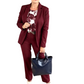 📢📢50%Rabatt!!!🎉🏆 Verkaufsschlager – jetzt halber Preis! Damen 3-teiliges Anzug-Set: Blazer, Oberteil und Hose
