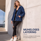 📢📢50%Rabatt!!!🎉✨Legere Kapuzenjacke mit Reißverschluss für Damen