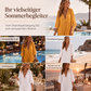 📢📢50%Rabatt!!!🎉✨Sommerliches Spitzenkleid für Damen mit V-Ausschnitt und lockerer Passform