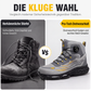 📢📢50%Rabatt!!!🎉✨Hoch geschnittene Sicherheitsschuhe mit Stahlkappe und durchtrittsicherer Sohle