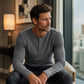📢📢50%Rabatt!!!🎉⭐ 4,9 Sterne – nicht ohne Grund! Henley-Hemd für Herren in Slim-Fit-Passform