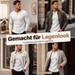 📢📢50%Rabatt!!!🎉⭐ 4,9 Sterne – nicht ohne Grund! Henley-Hemd für Herren in Slim-Fit-Passform