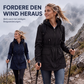 📢📢50%Rabatt!!!🎉✨Wasserdichte Damen-Regenjacke mit Kapuze