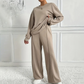 📢📢50%Rabatt!!!🎉✨Gemütlicher Damen-Zweiteiler: Langarm-Sweatshirt und Hose