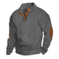 📢📢50%Rabatt!!!🎉✨Lässiger Pullover mit langen Ärmeln und Ellbogenpatches für Herren